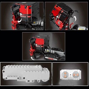 لگو تکنیک کامیون مسابقه‌ای کنترلی 570 قطعه مدل MOULD KING 15002 Race Truck_لگو