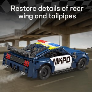 لگو تکنیک ماشین پلیس 786 قطعه مدل Mould King 15073 Barricade_لگو