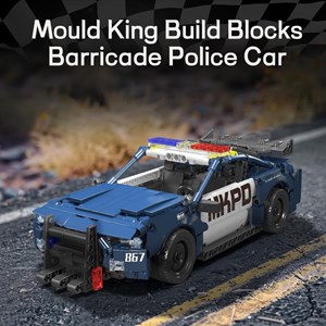لگو تکنیک ماشین پلیس 786 قطعه مدل Mould King 15073 Barricade_لگو