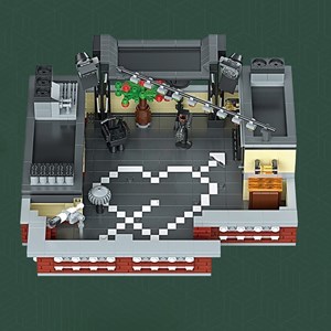 لگو کریتور کافی‌ شاپ چراغدار 4488 قطعه مدل Mould King 16014 Friends Cafe_لگو