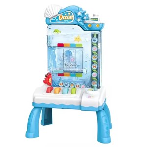 اسباب‌بازی آموزشی 3 در 1 سکه های چرخشی آکواریومی _بازی فکری