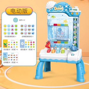 اسباب‌بازی آموزشی 3 در 1 سکه های چرخشی آکواریومی _بازی فکری