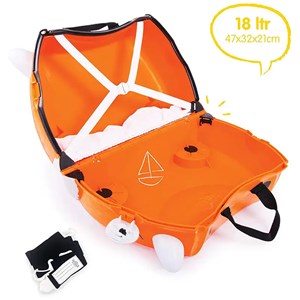 چمدان سواری کودک با ظرفیت 18 لیتر طرح ببر نارنجی مدل 0085 Trunki 18L_کیف و کوله پشتی