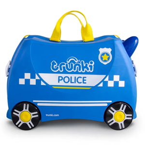 چمدان سواری کودک با ظرفیت 18 لیتر طرح ماشین پلیس مدل 00323 Trunki 18L_کیف و کوله پشتی