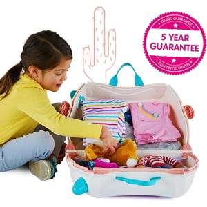 چمدان سواری کودک با ظرفیت 18 لیتر طرح شتر لاما مدل 00356 Trunki 18L_کیف و کوله پشتی