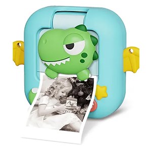 دوربین عکاسی و فیلمبرداری دیجیتال کودک با چاپ فوری حرارتی طرح دایناسور مدل M9_ اسباب بازی دیجیتال و هوشمند