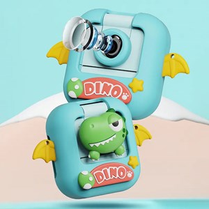 دوربین عکاسی و فیلمبرداری دیجیتال کودک با چاپ فوری حرارتی طرح دایناسور مدل M9_ اسباب بازی دیجیتال و هوشمند