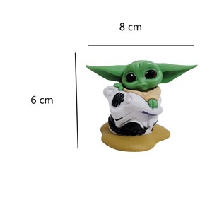 اکشن فیگور مدل بیبی یودا بسته 6 عددی_اکشن فیگور