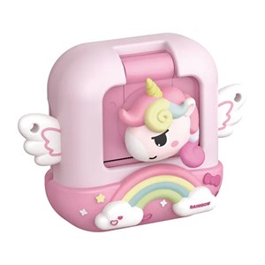 دوربین عکاسی و فیلمبرداری دیجیتال کودک با چاپ فوری حرارتی طرح یونیکورن صورتی مدل M9_ اسباب بازی دیجیتال و هوشمند