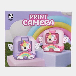 دوربین عکاسی و فیلمبرداری دیجیتال کودک با چاپ فوری حرارتی طرح یونیکورن بنفش مدل M9_ اسباب بازی دیجیتال و هوشمند