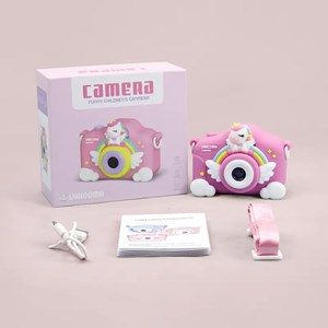 دوربین عکاسی و فیلمبرداری کودک طرح یونیکورن صورتی مدل XL_830_ اسباب بازی دیجیتال و هوشمند