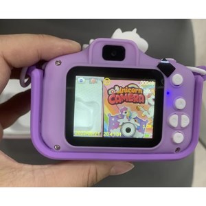 دوربین عکاسی و فیلمبرداری کودک طرح یونیکورن بنفش مدل XL_960_اسباب بازی دیجیتال و هوشمند