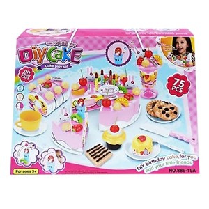 ست اسباب‌ بازی کیک تولد موزیکال 75 تکه مدل Musical Birthday Cake Playset 20_889_ اسباب بازی لوازم خانگی