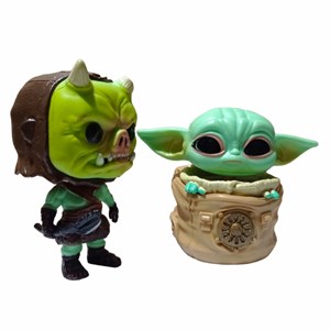 اکشن فیگور بیبی یودا طرح فانکو پاپ مجموعه 6 عددی_اکشن فیگور