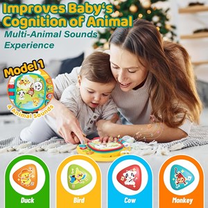 اسباب بازی کتاب موزیکال و آموزشی طرح زرافه_اسباب بازی نوزادی