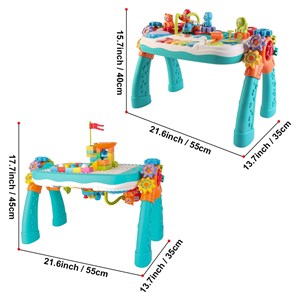 میز آموزشی بلوتوثی قابل شارژ 2 در 1 مدل Bluetooth Learning Table_اسباب بازی موسیقی