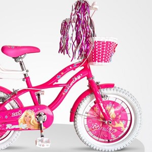 دوچرخه اورجینال کودک سایز 16 طرح باربی مدل راکی ROCKY 16R208_دوچرخه