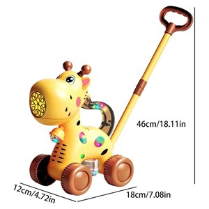 اسباب بازی چرخ دستی حباب‌ ساز طرح زرافه مدل Bubble Machine 8521_اسباب بازی نوزادی