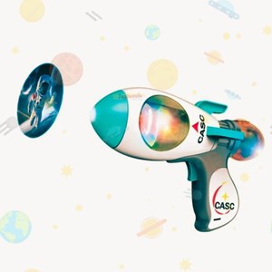 تفنگ اسباب بازی موزیکال فضانورد دودزا همراه با پروژکتور مدل Toy Gun with Mist Spray 922_تفنگ اسباب بازی