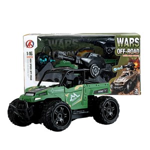 ماشین کنترلی جنگی آفرود با پرتاب تیر ژله‌ای مقیاس 1:16_ماشین کنترلی