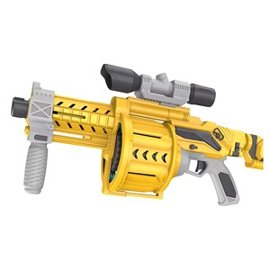 تفنگ اسباب بازی تیر اسفنجی بلستر تک تیر و رگباری مدل Gun With Soft Bullets 582_تفنگ اسباب بازی