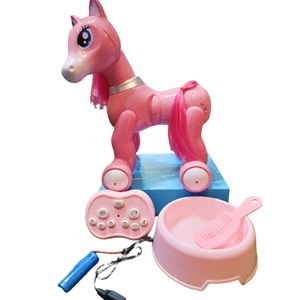 ربات اسباب بازی کنترلی مدل اسب پونی صورتی Remote Control Pony_ربات اسباب بازی