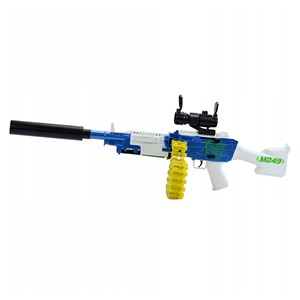 تفنگ اسباب بازی مسلسل شارژی تیر اسفنجی مدل 1002_تفنگ اسباب بازی