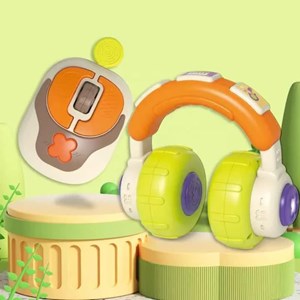 ست اسباب بازی هدفون کودک همراه با موس مدل Baby Music Set 6676_اسباب بازی موسیقی