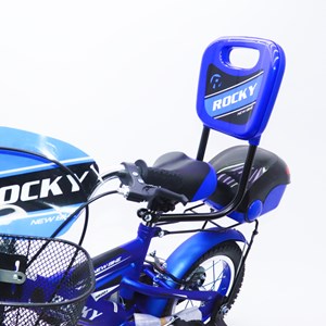 دوچرخه شهری کودک سایز 12 رنگ آبی مدل راکی ROCKY_دوچرخه