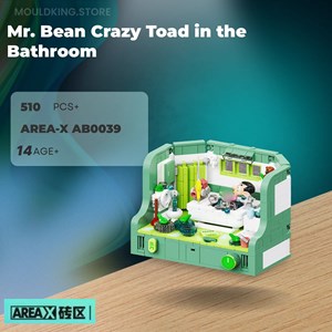 لگو مستربین در حمام 510 قطعه مدل Mr. Bean Crazy Toad in the Bathroom AB0039_لگو