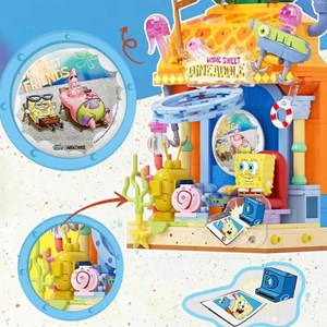 لگو تعطیلات باب اسفنجی 367 قطعه چراغ دار_لگو