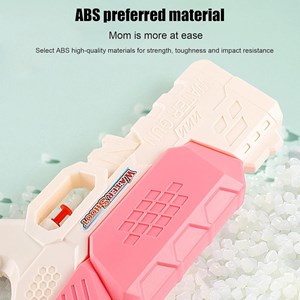 تفنگ اسباب بازی آب پاش رنگ صورتی مدل Water Gun 04s_تفنگ اسباب بازی