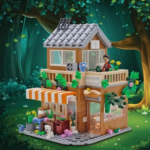 لگو کریتور ویلا چراغدار 707 قطعه مدل SWEET HUT LX.A 3804_لگو