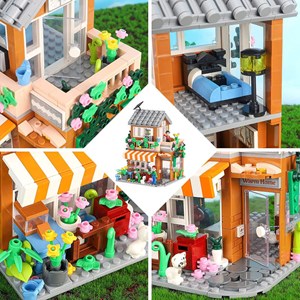 لگو کریتور ویلا چراغدار 707 قطعه مدل SWEET HUT LX.A 3804_لگو