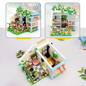 لگو کریتور ویلا چراغدار 626 قطعه مدل SWEET HUT LX.A 3808_لگو