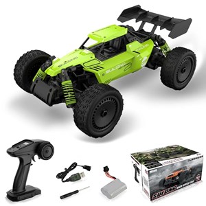 ماشین کنترلی آفرود سرعتی فلزی مقیاس 1:14 رنگ سبز مدل RC Racing Car 326_ماشین کنترلی