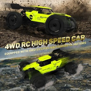 ماشین کنترلی آفرود سرعتی فلزی مقیاس 1:14 رنگ سبز مدل RC Racing Car 326_ماشین کنترلی
