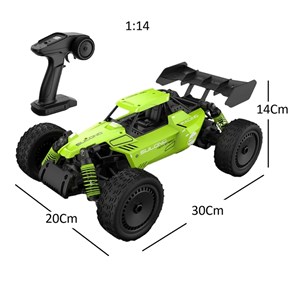 ماشین کنترلی آفرود سرعتی فلزی مقیاس 1:14 رنگ سبز مدل RC Racing Car 326_ماشین کنترلی