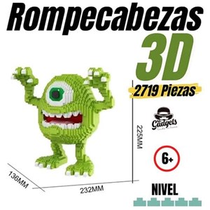 لگو کریتور کارخانه هیولاها شخصیت مایک 2719 قطعه مدل CC2009_لگو