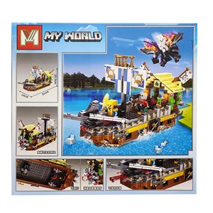 لگو ماینکرافت دزدان دریایی 724 قطعه مدل Minecraft My World MG1100_لگو