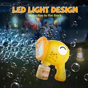 تفنگ اسباب بازی حباب ساز چراغ دار طرح اردک مدل Geometric Bubble Gun 6623_تفنگ اسباب بازی