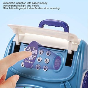 قلک مدل كوله پشتي رمزدار موزیکال طرح فضانورد School Bag Cash Box Musical_کیف و کوله پشتی