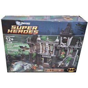 لگو دی سی فرار جوکر از بیمارستان آرکام 1619 قطعه مدل Super Hero 7124_لگو
