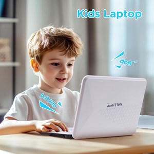 لپ تاپ آموزشی 48 کاره آبی Kids' educational laptop_ اسباب بازی دیجیتال و هوشمند