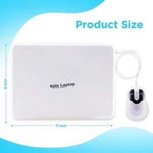 لپ تاپ آموزشی 48 کاره آبی Kids' educational laptop_ اسباب بازی دیجیتال و هوشمند