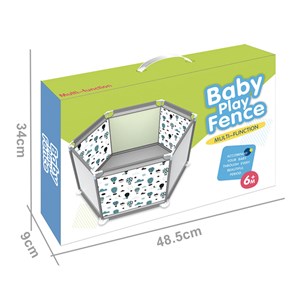 پارک بازی کودک تاشو و چندکاره VivaKids با طرح بالن هوای گرم_ اتاق کودک