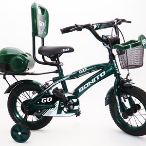 دوچرخه شهری کودک سایز 12 رنگ سبز مدل بونیتو GO_دوچرخه