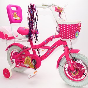 دوچرخه شهری کودک سایز 12 طرح باربی مدل راکی ROCKY 12R210_دوچرخه