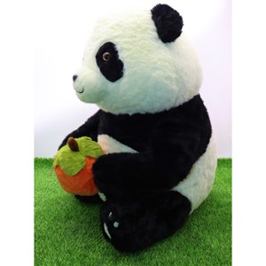 عروسک پولیشی اورجینال خرس پاندا بزرگ فندق بدست 70 سانتی_عروسک