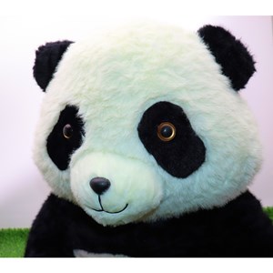 عروسک پولیشی اورجینال خرس پاندا بزرگ فندق بدست 70 سانتی_عروسک